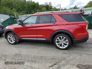 2023 Ford Explorer Platinum with VIN 1FM5K8HC1PGB15491, listed as a Copart auction lot 73356724 with 3,374 mi miles and Salvage title. Bid and sale history available at DreamBid. Image 2.