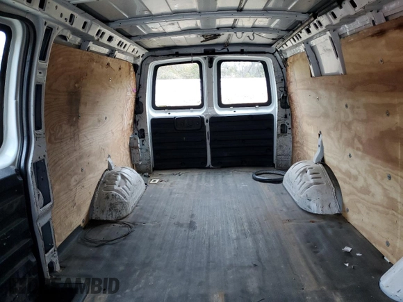 2011 Chevrolet Express Cargo Van with VIN 1GCZGUCG6B1148251, listed as a Copart auction lot 42581275 with Not Provided miles and Salvage Title. Bid and sale history available at carsss.com. Image 10.