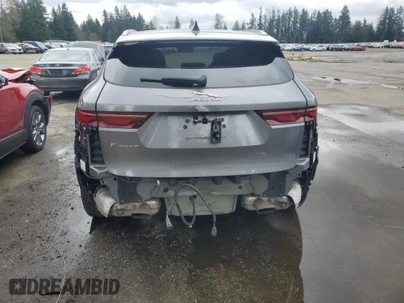 2021 Jaguar F-Pace S with VIN SADCJ2EU9MA667414, listed as a Copart auction lot 50034645 with 16,501 mi miles and Salvage title. Bid and sale history available at DreamBid. Image 6.