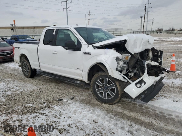 2016 Ford F-150 XLT with VIN 1FTFX1EG2GKF77712, listed as a Copart auction lot 45689545 with 211,303 mi miles and Salvage title. Bid and sale history available at DreamBid. Image 4.