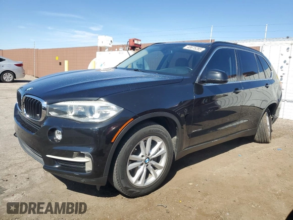 2014 BMW X5 xDrive35i with VIN 5UXKR0C51E0K51458, listed as a Copart auction lot 48675285 with 125,553 mi miles and Salvage Title. Bid and sale history available at carsss.com. Image 1.