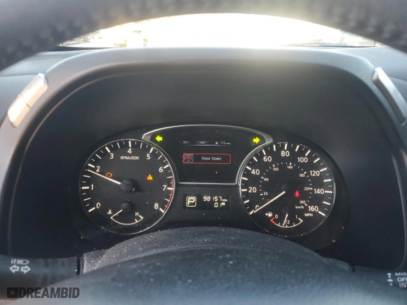 2015 Nissan Pathfinder Platinum with VIN 5N1AR2MM7FC689010, listed as a Copart auction lot 48248715 with 98,157 mi miles and Salvage Title. Bid and sale history available at carsss.com. Image 9.