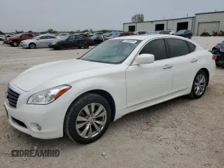 2012 Infiniti M37 with VIN JN1BY1AR2CM396663, listed as a Copart auction lot 67894924 with 125,691 mi miles and Salvage Title. Bid and sale history available at carsss.com. Image 1.