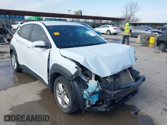 2018 Hyundai Kona SE with VIN KM8K1CAA0JU097513, listed as a IAAI auction lot 41579821 with 95,014 mi miles. Bid and sale history available at carsss.com. Image 1.