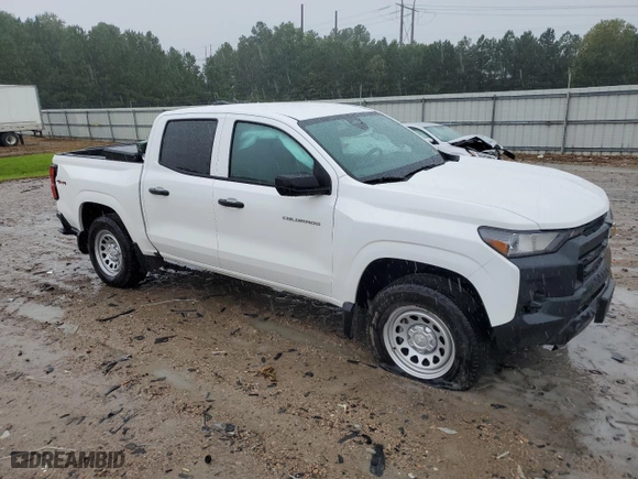 2023 Chevrolet Colorado 4WD Work Truck with VIN 1GCPTBEK5P1250771, listed as a Copart auction lot 66151624 with 14,258 mi miles and Salvage Title. Bid and sale history available at carsss.com. Image 4.