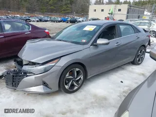 2021 Hyundai Elantra SEL with VIN KMHLN4AG8MU158212, listed as a IAAI auction lot 41665306 with 70,893 mi miles. Bid and sale history available at carsss.com. Image 2.