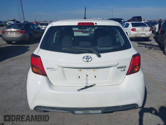 2015 Toyota Yaris L with VIN VNKKTUD37FA019862, listed as a IAAI auction lot 41481374 with 106,041 mi miles. Bid and sale history available at carsss.com. Image 16.