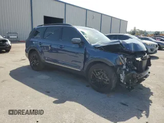 2023 Kia Telluride EX X-Line with VIN 5XYP3DGC7PG367267, listed as a Copart auction lot 59660465 with 33,747 mi miles and Salvage title. Bid and sale history available at DreamBid. Image 4.