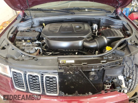 2021 Jeep Grand Cherokee Limited with VIN 1C4RJFBG9MC587711, listed as a Copart auction lot 59170385 with 96,034 mi miles and Salvage title. Bid and sale history available at DreamBid. Image 12.