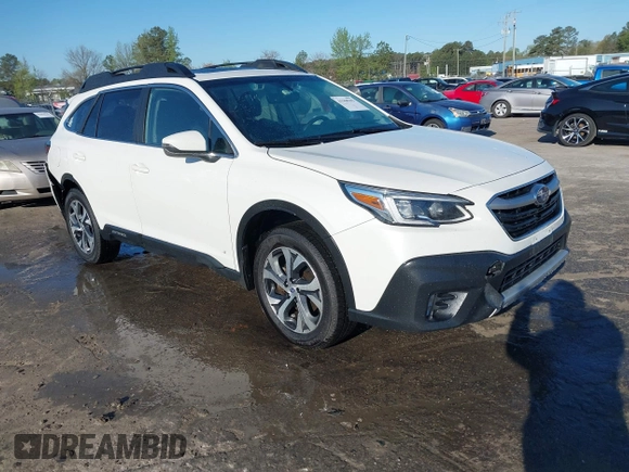 2021 Subaru Outback Limited XT with VIN 4S4BTGNDXM3186330, listed as a IAAI auction lot 41968103 with 57,095 mi miles and . Bid and sale history available at DreamBid. Image 1.
