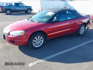 2005 Chrysler Sebring GTC with VIN 1C3EL75R35N690113, listed as a IAAI auction lot 41745228 with 144,868 mi miles and . Bid and sale history available at DreamBid. Image 2.