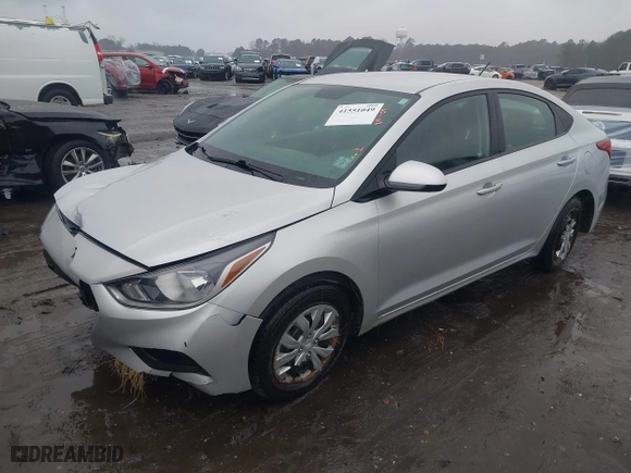 2021 Hyundai Accent SE with VIN 3KPC24A66ME131089, listed as a IAAI auction lot 41551049 with 75,664 mi miles. Bid and sale history available at carsss.com. Image 19.
