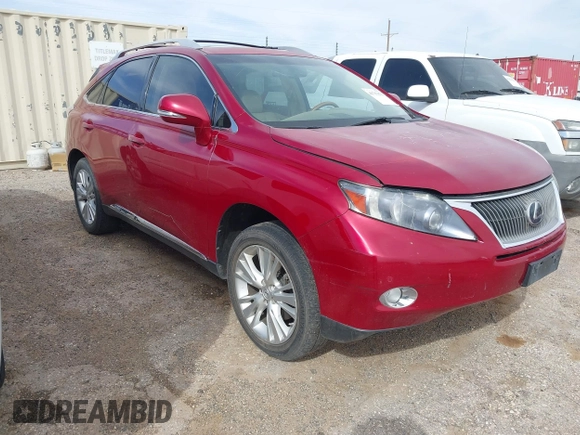 2010 Lexus RX 450h with VIN JTJBC1BA3A2025070, listed as a IAAI auction lot 41737673 with 138,011 mi miles and . Bid and sale history available at DreamBid. Image 1.