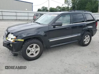 2005 Jeep Grand Cherokee Limited with VIN 1J4HR58N75C629440, listed as a Copart auction lot 58539715 with 146,144 mi miles and Salvage title. Bid and sale history available at DreamBid. Image 1.