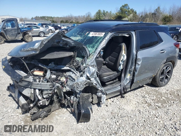 2023 Chevrolet TrailBlazer RS with VIN KL79MTSL7PB064584, listed as a Copart auction lot 47987805 with Not Provided miles and Salvage Title. Bid and sale history available at DreamBid. Image 1.