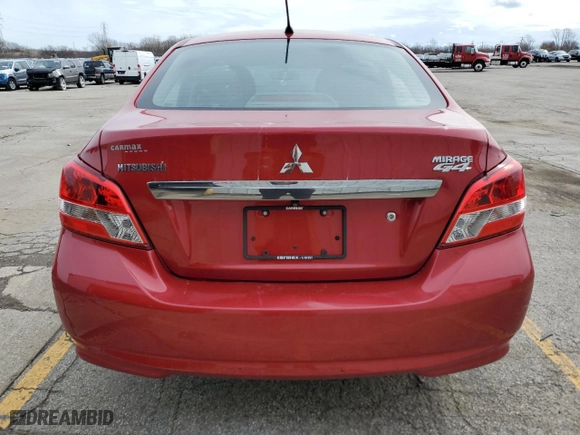 2018 Mitsubishi Mirage G4 ES with VIN ML32F3FJ6JHF11519, listed as a Copart auction lot 51738685 with 86,245 mi miles and Clean Title. Bid and sale history available at carsss.com. Image 6.