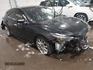 2017 Mazda 3 Grand Touring with VIN JM1BN1M30H1138681, listed as a IAAI auction lot 41729595 with 117,835 mi miles. Bid and sale history available at carsss.com. Image 1.