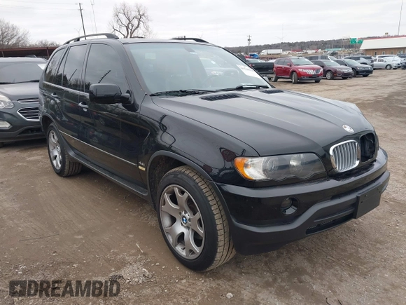 2002 BMW X5 4.4i with VIN 5UXFB33582LH31341, listed as a IAAI auction lot 41548139 with 82,188 mi miles. Bid and sale history available at carsss.com. Image 1.