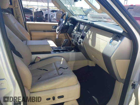 2015 Ford Expedition Max Limited with VIN 1FMJK1KT6FEF49821, listed as a IAAI auction lot 41825240 with 180,460 mi miles. Bid and sale history available at carsss.com. Image 5.