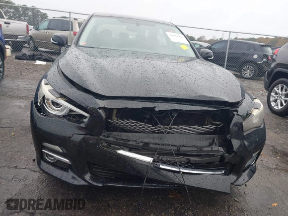 2014 Infiniti Q50 Sport with VIN JN1BV7AP4EM672256, listed as a IAAI auction lot 41016895 with 121,293 mi miles and . Bid and sale history available at DreamBid. Image 12.