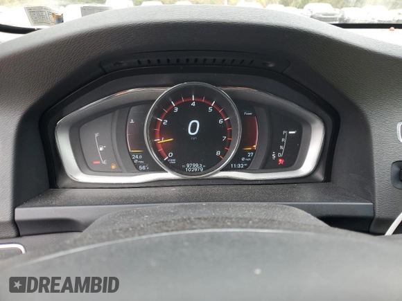 2016 Volvo V60 T5 Drive-E Premier with VIN YV140MEK7G1317520, listed as a Copart auction lot 75493744 with 102,979 mi miles and Salvage Title. Bid and sale history available at carsss.com. Image 9.