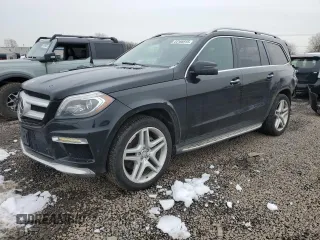 2014 Mercedes-Benz GL-Class GL 550 with VIN 4JGDF7DEXEA321118, listed as a Copart auction lot 44166915 with 104,979 mi miles and Salvage Title. Bid and sale history available at carsss.com. Image 1.