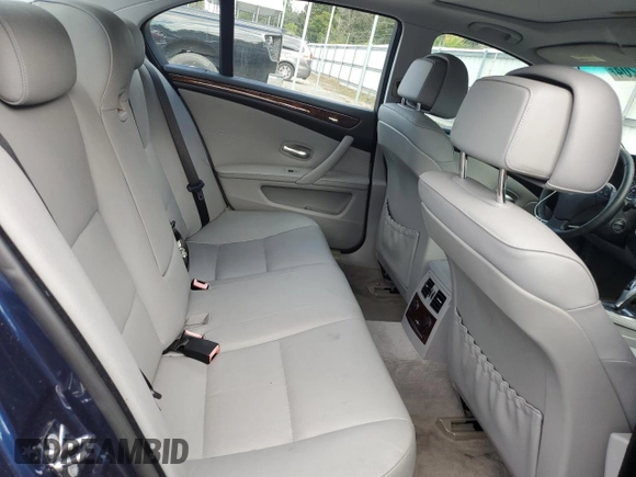 2009 BMW 5 Series 550i with VIN WBANW53529CT55835, listed as a Copart auction lot 75104204 with 46,358 mi miles and Salvage Title. Bid and sale history available at carsss.com. Image 10.