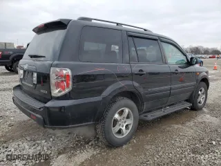 2008 Honda Pilot SE with VIN 5FNYF18338B037076, listed as a Copart auction lot 46166395 with 217,725 mi miles and Salvage Title. Bid and sale history available at carsss.com. Image 3.