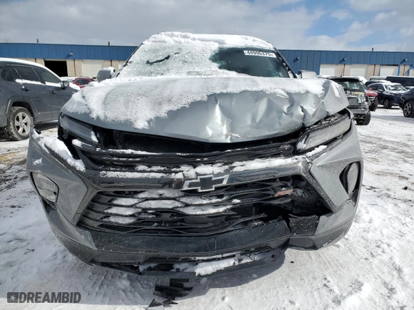 2024 Chevrolet Blazer RS with VIN 3GNKBERS2RS162035, listed as a Copart auction lot 44996375 with 20,609 mi miles and Salvage Title. Bid and sale history available at carsss.com. Image 5.