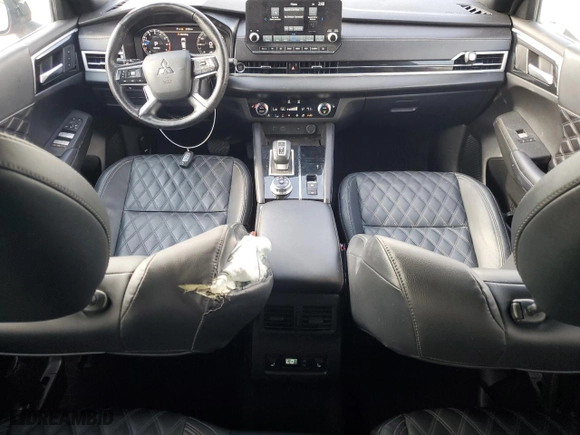 2023 Mitsubishi Outlander SEL with VIN JA4J3VA82PZ057376, listed as a Copart auction lot 87131254 with 91,665 mi miles and Salvage Title. Bid and sale history available at carsss.com. Image 8.