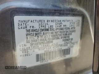 2014 Nissan Sentra SV with VIN 3N1AB7AP5EL689386, listed as a Copart auction lot 59663925 with 166,377 mi miles and Clean title. Bid and sale history available at DreamBid. Image 12.