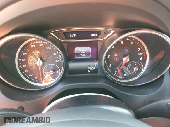 2018 Mercedes-Benz CLA with VIN WDDSJ4EB5JN662321, listed as a Copart auction lot 49166413 with 12,424 mi miles. Bid and sale history available at carsss.com. Image 9.