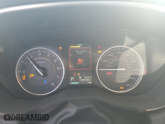 2018 Subaru Crosstrek Limited with VIN JF2GTAMC1J8301025, listed as a Copart auction lot 62086265 with 198,598 mi miles and Salvage title. Bid and sale history available at DreamBid. Image 9.