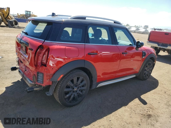 2022 MINI Countryman Cooper S with VIN WMZ83BR07N3N49807, listed as a Copart auction lot 67963784 with 23,170 mi miles and Salvage Title. Bid and sale history available at carsss.com. Image 3.
