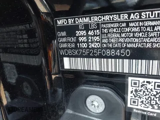 2005 Mercedes-Benz SL 500 z VIN WDBSK75F25F088450, wystawiony jako IAAI lot #42424662 z przebiegiem 104 259 mil mil oraz . Historia ofert i sprzedaży dostępna na DreamBid. Obrazek 9.