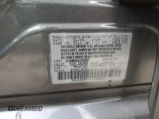 2020 Nissan Sentra SR with VIN 3N1AB8DV4LY253032, listed as a Copart auction lot 85785624 with 36,605 mi miles and Salvage Title. Bid and sale history available at DreamBid. Image 12.