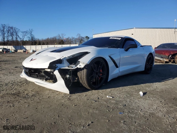 2014 Chevrolet Corvette Stingray Z51 2LT with VIN 1G1YK2D76E5102535, listed as a Copart auction lot 88287025 with 69,252 mi miles and Salvage Title. Bid and sale history available at carsss.com. Image 1.