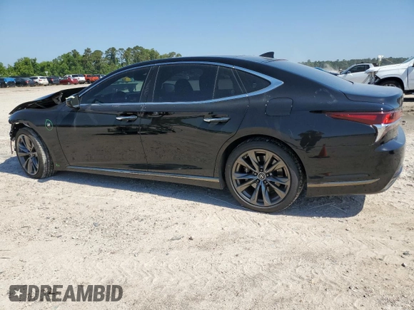 2018 Lexus LS 500 z VIN JTHB51FF6J5000356, wystawiony jako Copart lot #56917685 z przebiegiem 27 590 mil mil oraz Tytuł czysty. Historia ofert i sprzedaży dostępna na DreamBid. Obrazek 2.