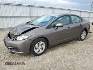 2014 Honda Civic LX z VIN 19XFB2F55EE046344, wystawiony jako Copart lot #58728025 z przebiegiem 238 739 mil mil oraz Nie do naprawy • Non repairable. Historia ofert i sprzedaży dostępna na DreamBid. Obrazek 1.