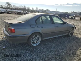 2003 BMW 5 Series 540iA with VIN WBADN63403GN89161, listed as a Copart auction lot 45809685 with 205,698 mi miles and Clean Title. Bid and sale history available at carsss.com. Image 3.
