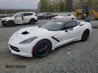 2015 Chevrolet Corvette 2LT with VIN 1G1YD2D71F5114443, listed as a Copart auction lot 50957345 with 87,930 mi miles and Salvage Title. Bid and sale history available at carsss.com. Image 1.