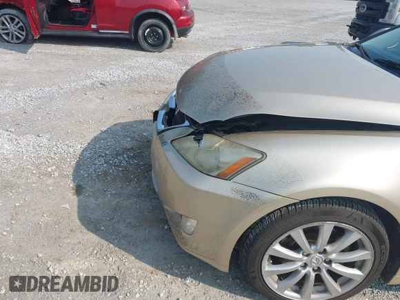 2006 Lexus IS 250 with VIN JTHCK262765006819, listed as a IAAI auction lot 42408122 with 174,234 mi miles and . Bid and sale history available at DreamBid. Image 6.