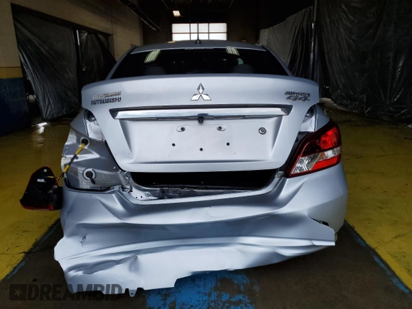 2019 Mitsubishi Mirage ES z VIN ML32F3FJ9KHF14920, wystawiony jako Copart lot #56494145 z przebiegiem 80 492 mil mil oraz Czysty tytuł • Clean title. Historia ofert i sprzedaży dostępna na DreamBid. Obrazek 6.