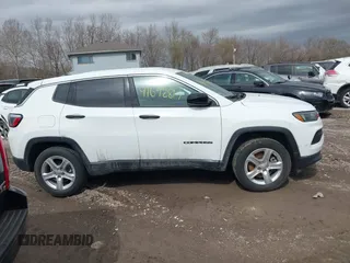 2023 Jeep Compass Sport with VIN 3C4NJDAN6PT512279, listed as a IAAI auction lot 41692817 with 136,696 mi miles and . Bid and sale history available at DreamBid. Image 13.