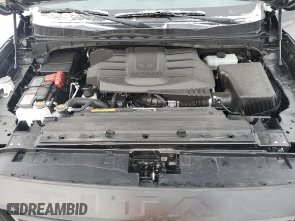 2024 Nissan Titan Pro-4X with VIN 1N6AA1ED1RN115335, listed as a Copart auction lot 42597585 with 5,381 mi miles and Salvage title. Bid and sale history available at DreamBid. Image 12.
