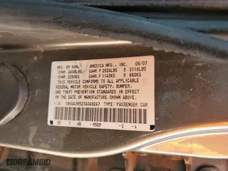 2007 Acura TL Type-S with VIN 19UUA76527A049247, listed as a Copart auction lot 50814995 with 250,963 mi miles and Salvage Title. Bid and sale history available at carsss.com. Image 12.