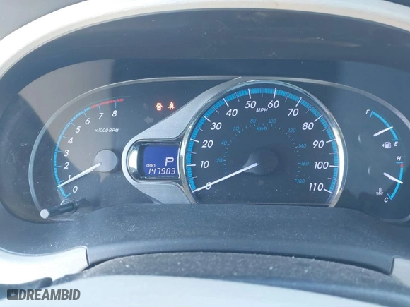 2012 Toyota Sienna XLE AAS with VIN 5TDYK3DC3CS240213, listed as a IAAI auction lot 41522822 with 147,903 mi miles. Bid and sale history available at carsss.com. Image 7.