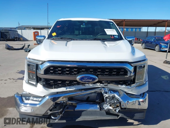 2022 Ford F-150 XL with VIN 1FTFW1E84NFA47288, listed as a IAAI auction lot 41731502 with 44,963 mi miles. Bid and sale history available at carsss.com. Image 6.