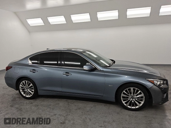 2020 Infiniti Q50 3.0t LUXE with VIN JN1EV7AP3LM206103, listed as a Copart auction lot 45989215 with 117,521 mi miles and Clean Title. Bid and sale history available at carsss.com. Image 4.