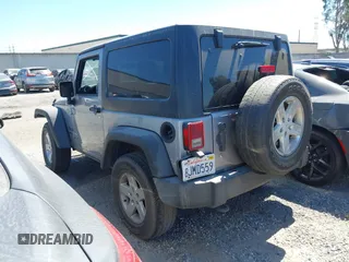 2017 Jeep Wrangler Sport with VIN 1C4GJWAG0HL621498, listed as a IAAI auction lot 42494667 with 92,284 mi miles and . Bid and sale history available at DreamBid. Image 3.